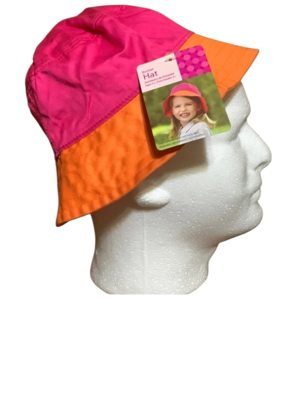 Kids Two-Tone Bucket Hat Set